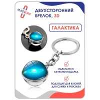 Брелок для ключей 3D Галактика Брелок для ключей 3D Галактика
