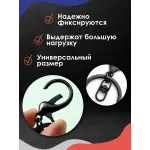 Большой карабин с большим кольцом (черный) Большой карабин с большим кольцом (черный)