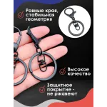 Большой карабин с большим кольцом (черный) Большой карабин с большим кольцом (черный)