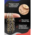 Кольцо для брелока с винтовым штифтом, серебро Кольцо для брелока с винтовым штифтом, серебро