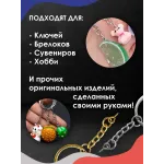 Кольцо для брелока с винтовым штифтом, серебро Кольцо для брелока с винтовым штифтом, серебро