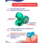 Набор канцелярских магнитов для магнитных досок 1 шт.