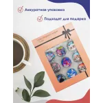 Стеклянные магниты на холодильник 3D Кошки