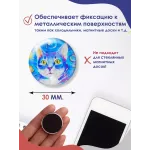 Стеклянные магниты на холодильник 3D Кошки