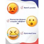 Стеклянные магниты на холодильник 3D СМАЙЛИКИ