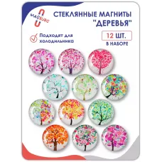 Стеклянные магниты на холодильник 3D Деревья Стеклянные магниты на холодильник 3D Деревья