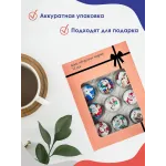 Стеклянные магниты на холодильник 3D Новогодние зайчики Стеклянные магниты на холодильник 3D Новогодние зайчики