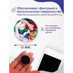 Стеклянные магниты на холодильник 3D Новогодние зайчики Стеклянные магниты на холодильник 3D Новогодние зайчики