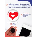 Стеклянные магниты на холодильник 3D Сердца 2