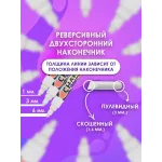 Меловой маркер 2в1 набор 100 шт. 6мм. Жидкий мел. Белый