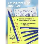 Ручка шариковая , синяя 1 штука стержень синий