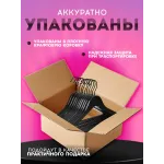 Вешалка деревянная с перекладиной 1 шт ( цвет- черный)